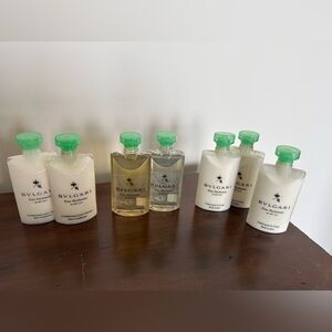 Bvlgari 2 Shampoo, 2 Conditioner & 3 Body Lotion 2.5 Oz Travel Size 7 Pieces